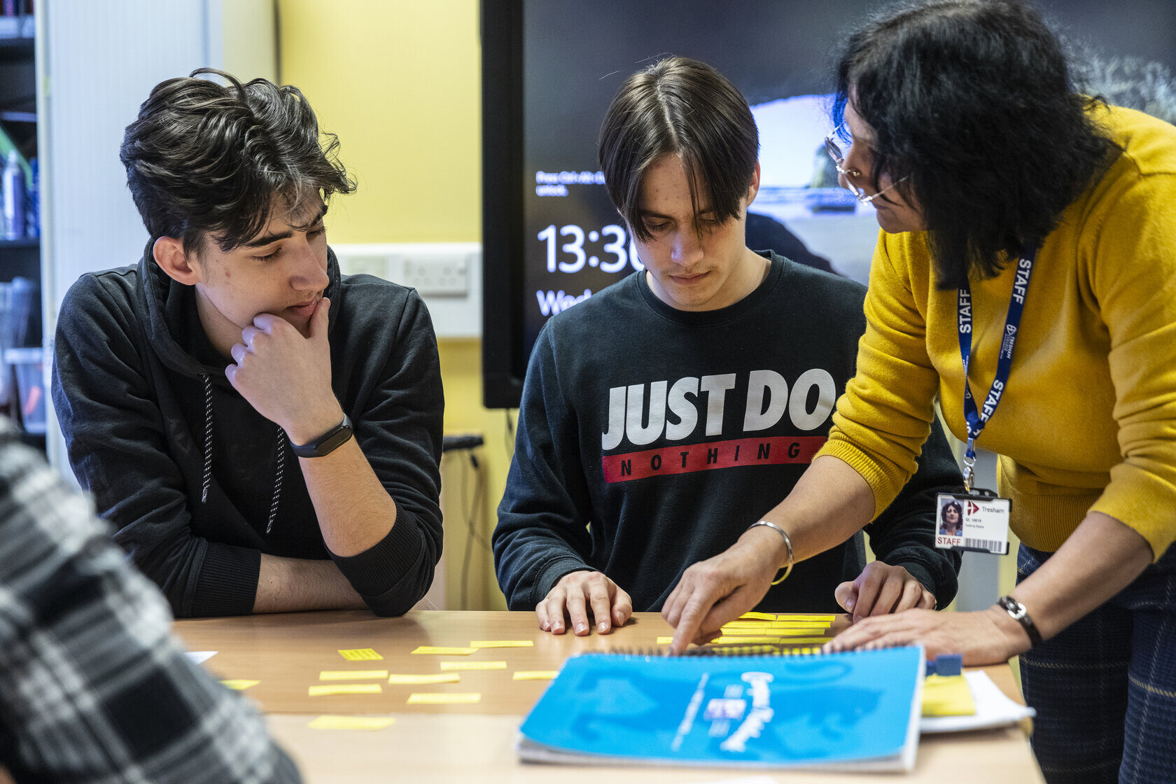 ESOL lesson Tresham College students and teach