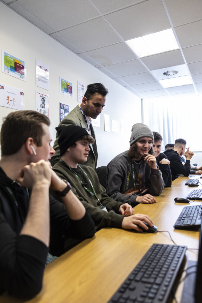 Higher Education Computing students Bedford College