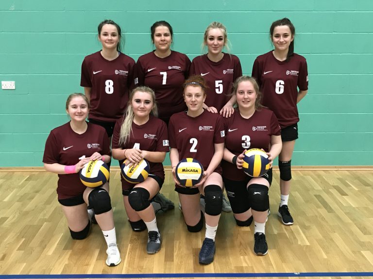 Tresham Girls Volleyball team