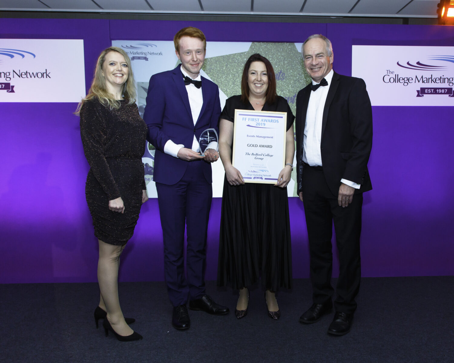 Gold Award at College Marketing Awards 2019