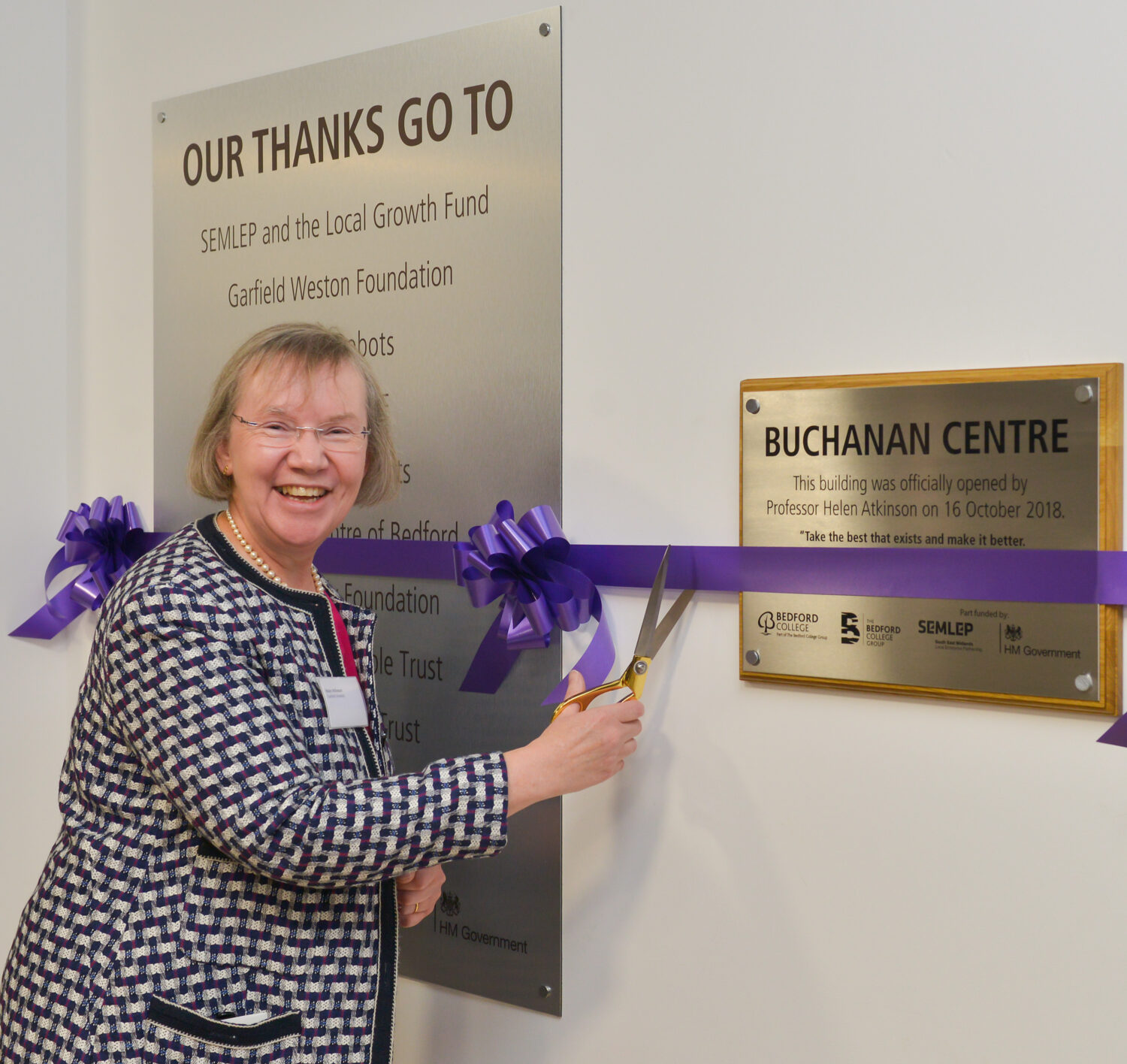 Official opening of Buchanan Centre 2018