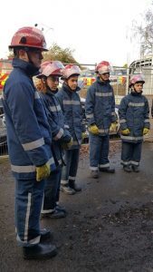 Tresham College UPS students visit Fire station