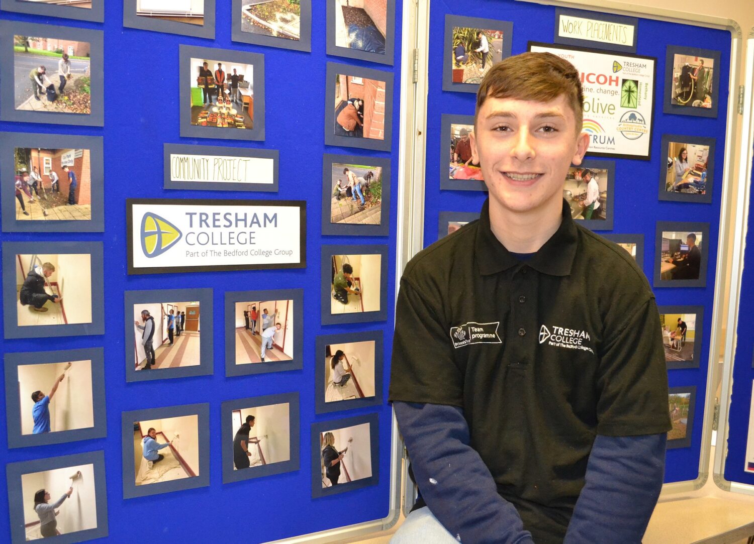Bedford College Prince's Trust student Jacob