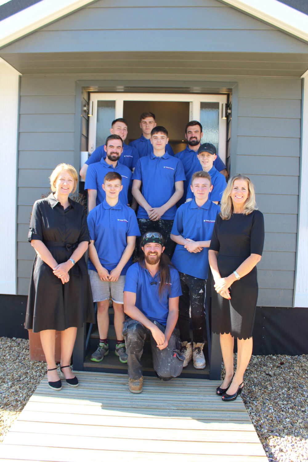 Prestige Homeseekers apprentices with Business Development Team