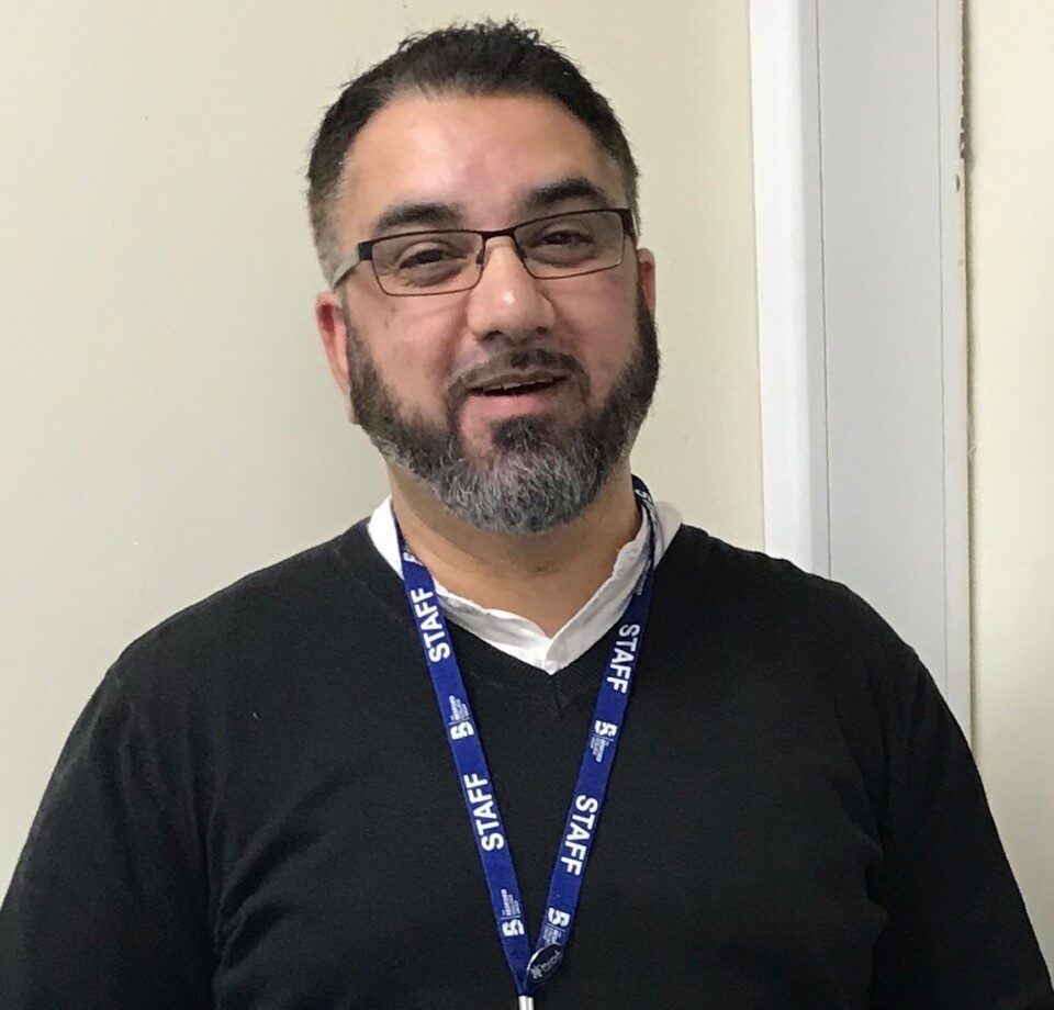 Bedford College Computing tutor Tariq Hussain