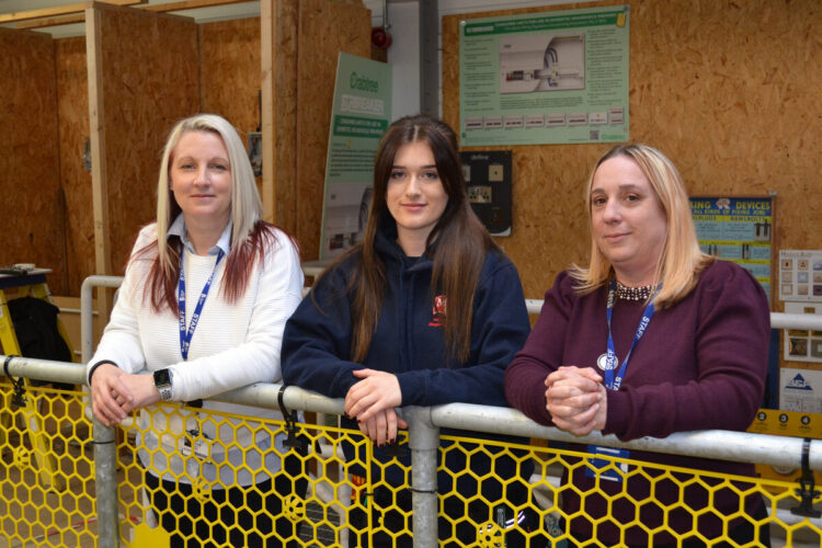 Megan lights way for women in construction The Bedford College Group