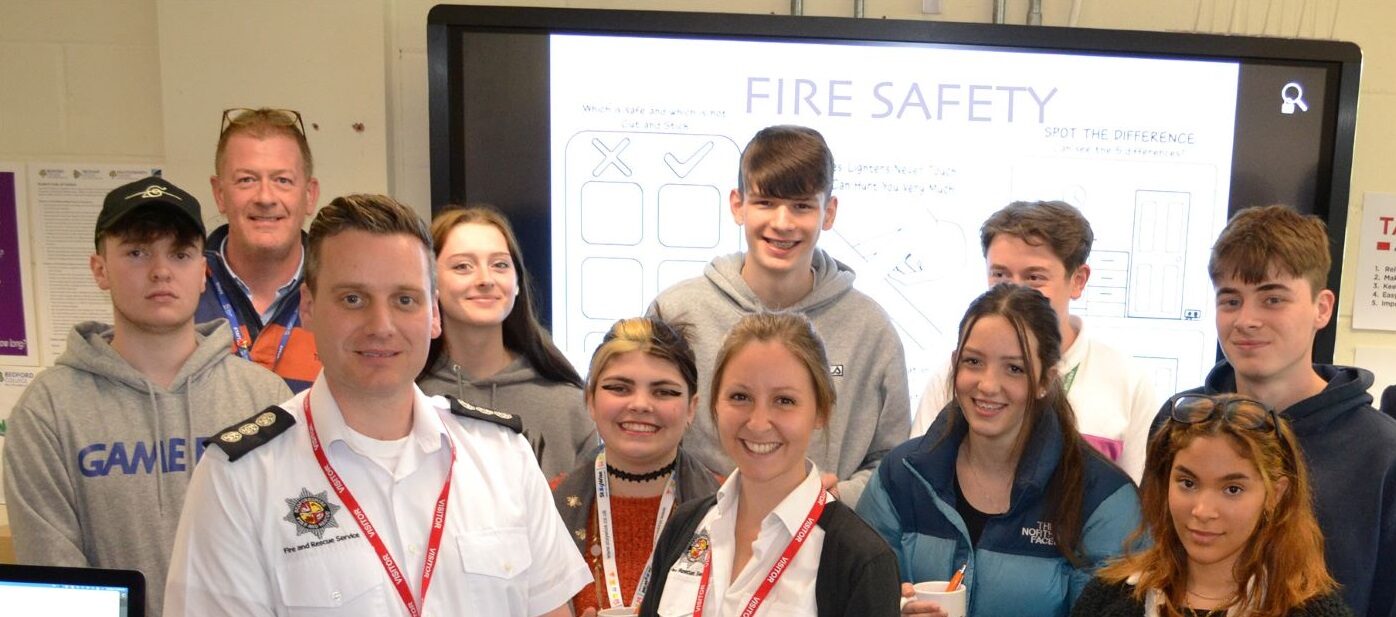Fire Safety & Graphic students